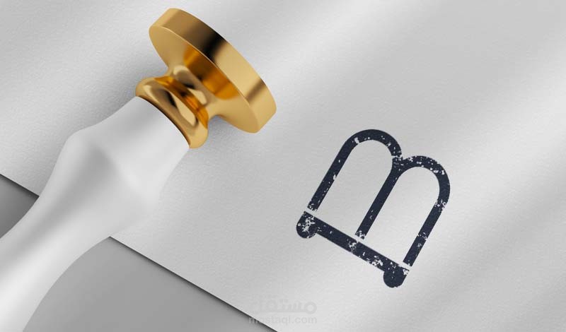 تصميم شعار وكرت شخصي وهوية بصرية.