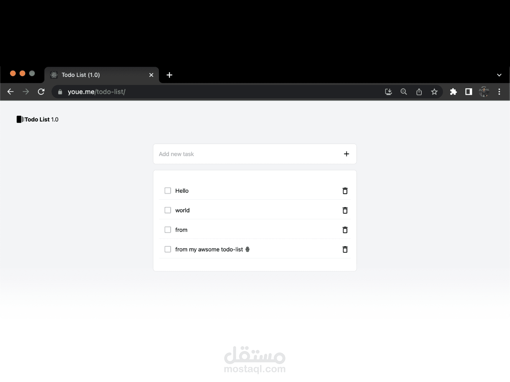 Todo List