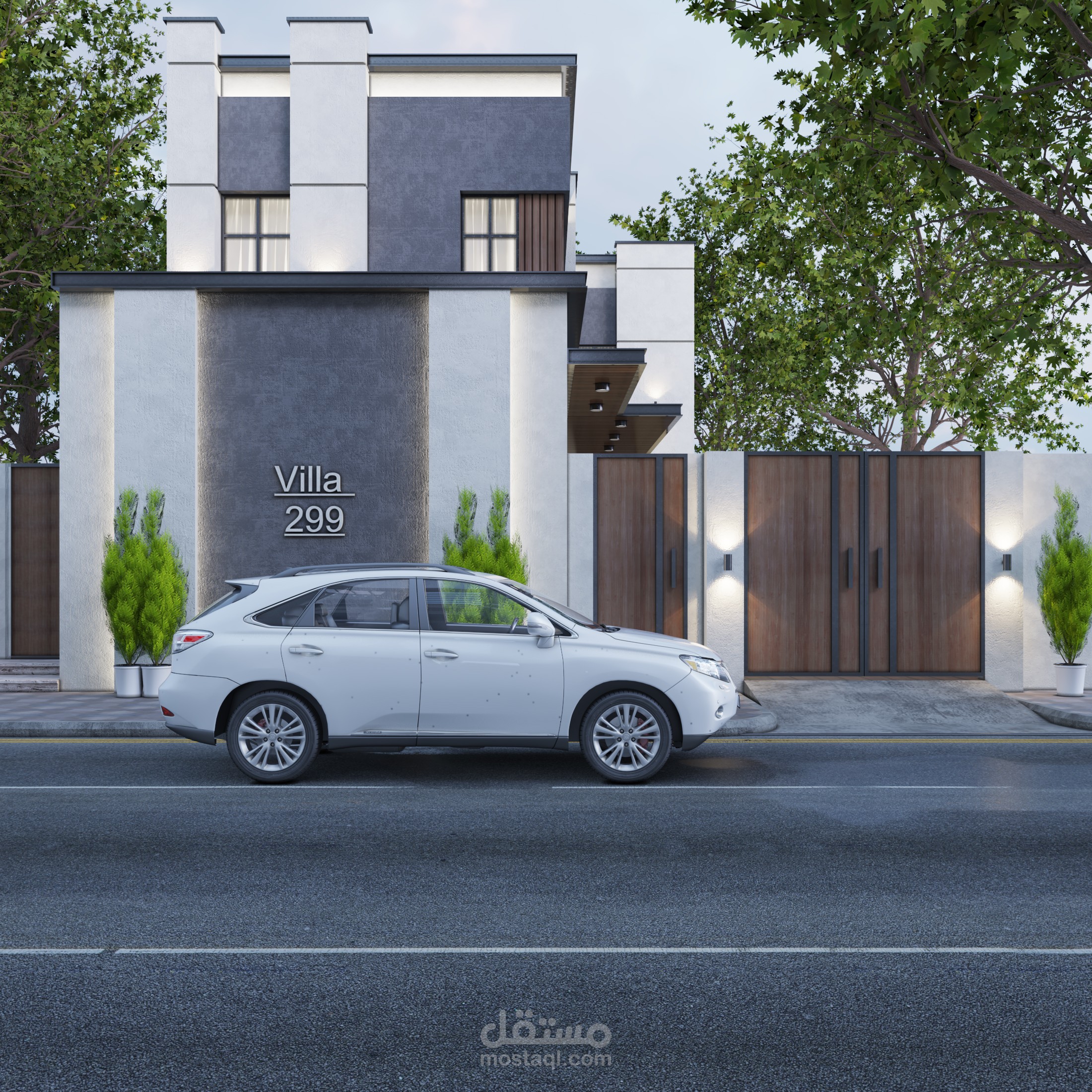 Villa Exterior Design in KSA