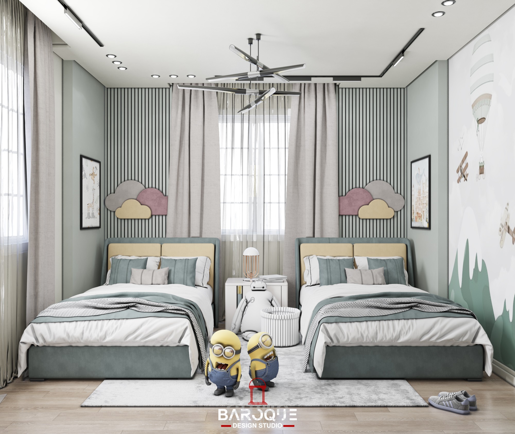 تصميم داخلى لغرفة اطفال