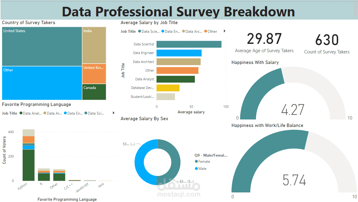 Data Professional Survey Breakdown
