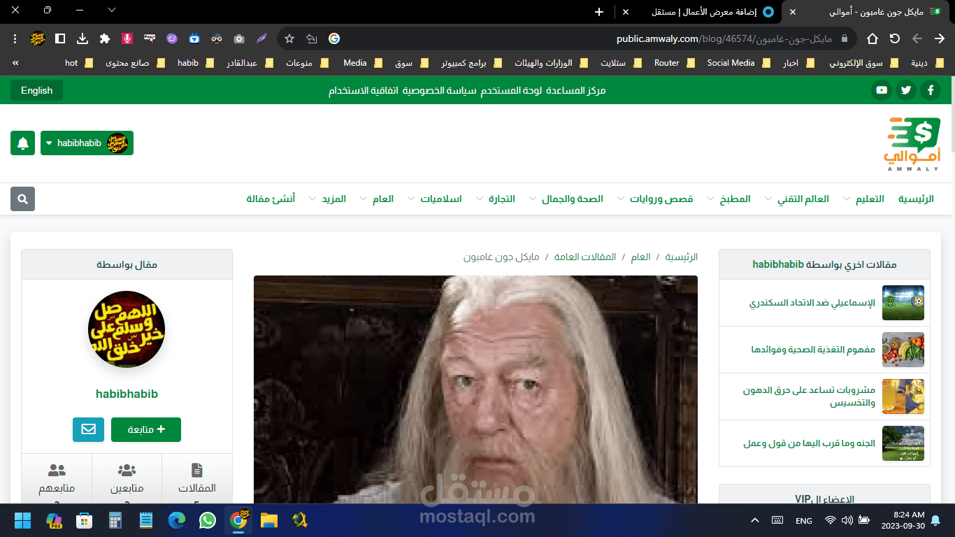المقالات العامة مايكل جون غامبون