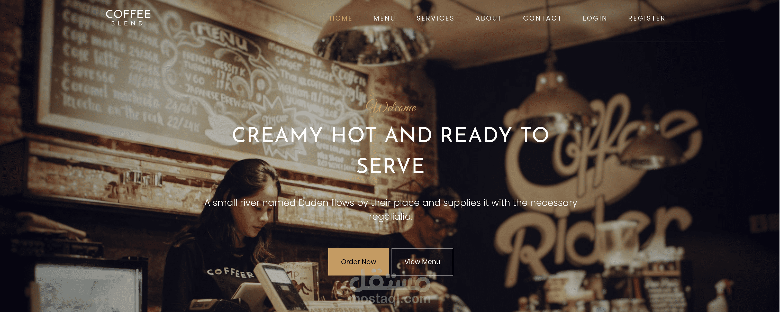 Laravel coffee shop