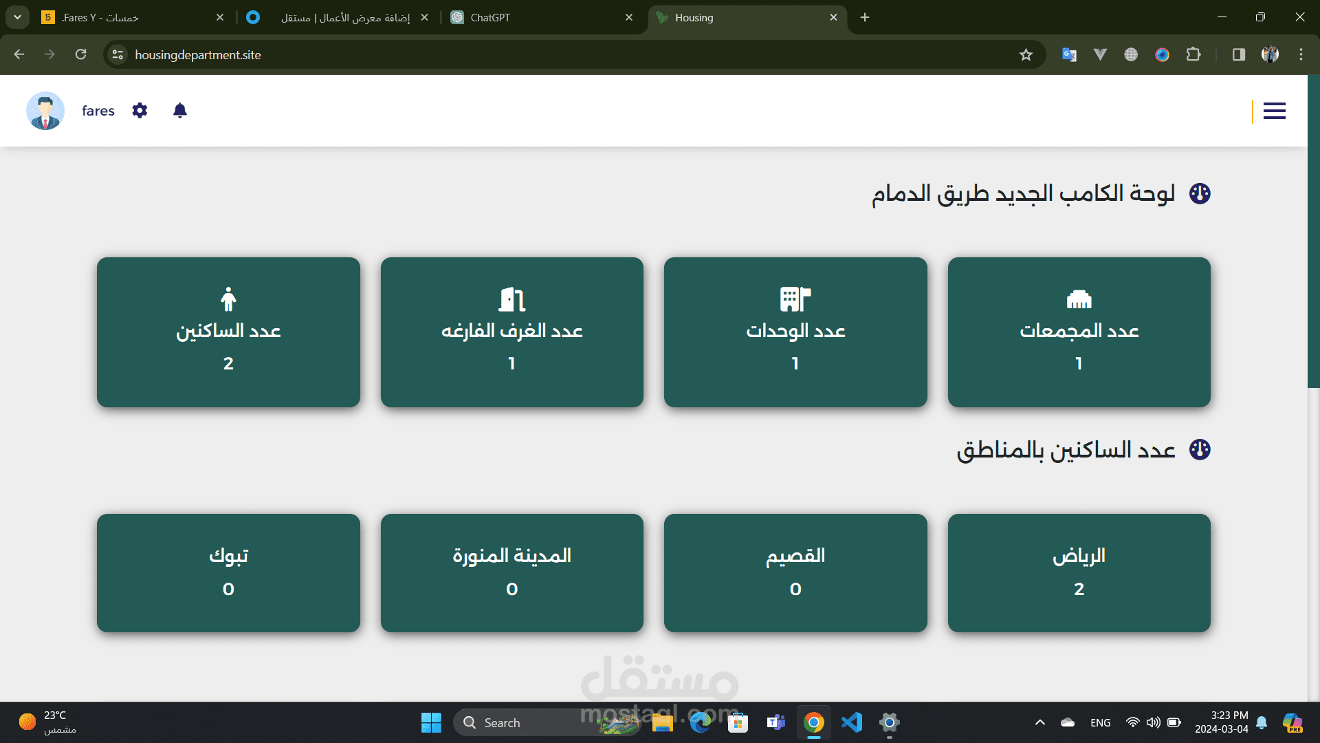 ادارة تسكين لشركة