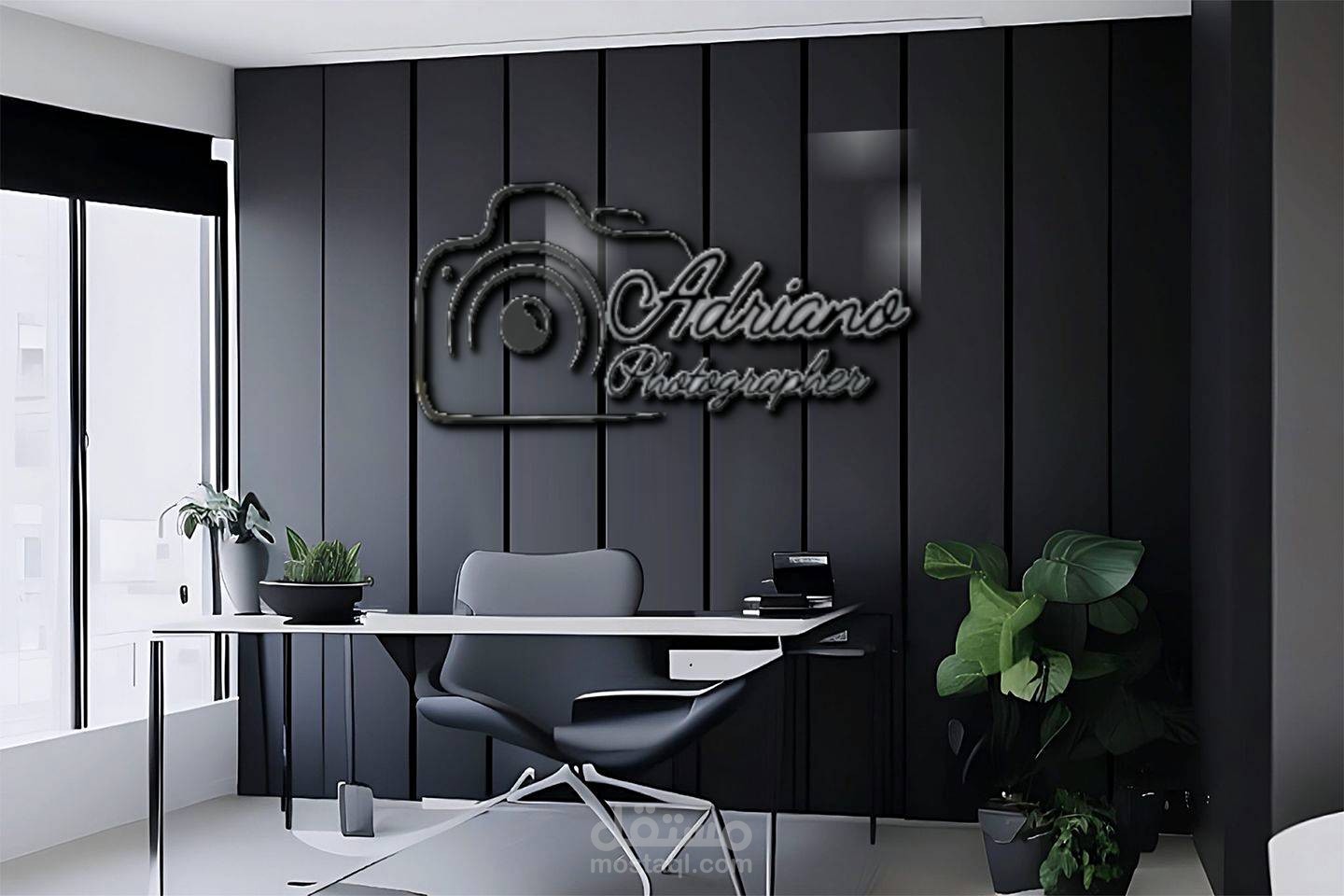 عرض لوجو مصور بسيط