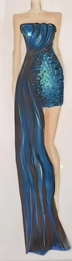 تصميم فستان حورية البحر