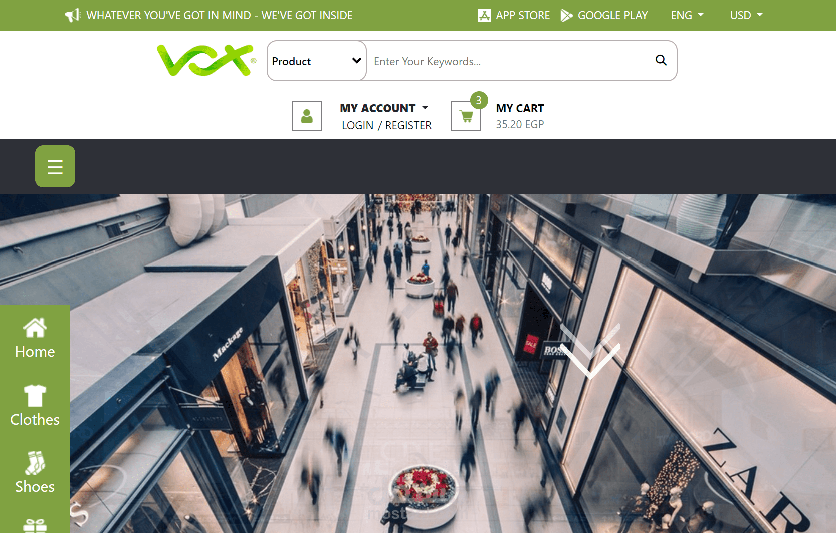 website e commerce