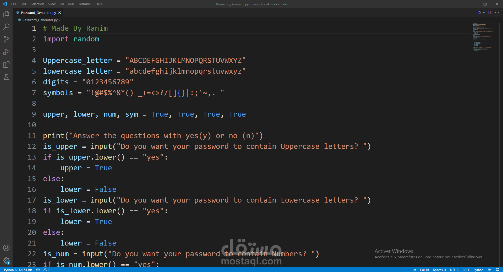 Password Generator