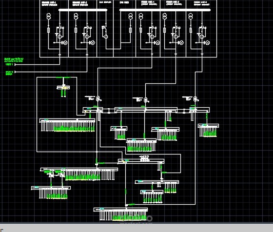electrical distribution system of a hospital