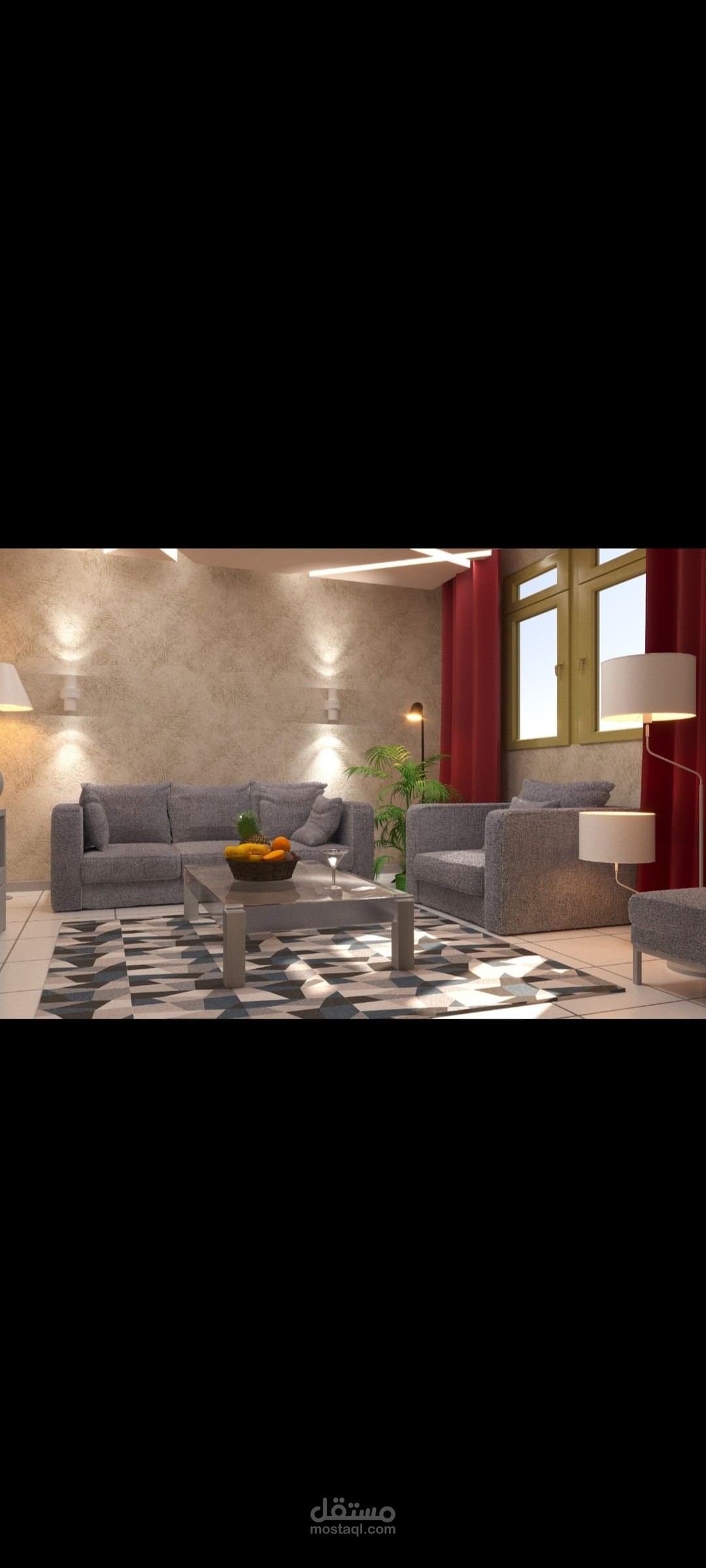 Living room.