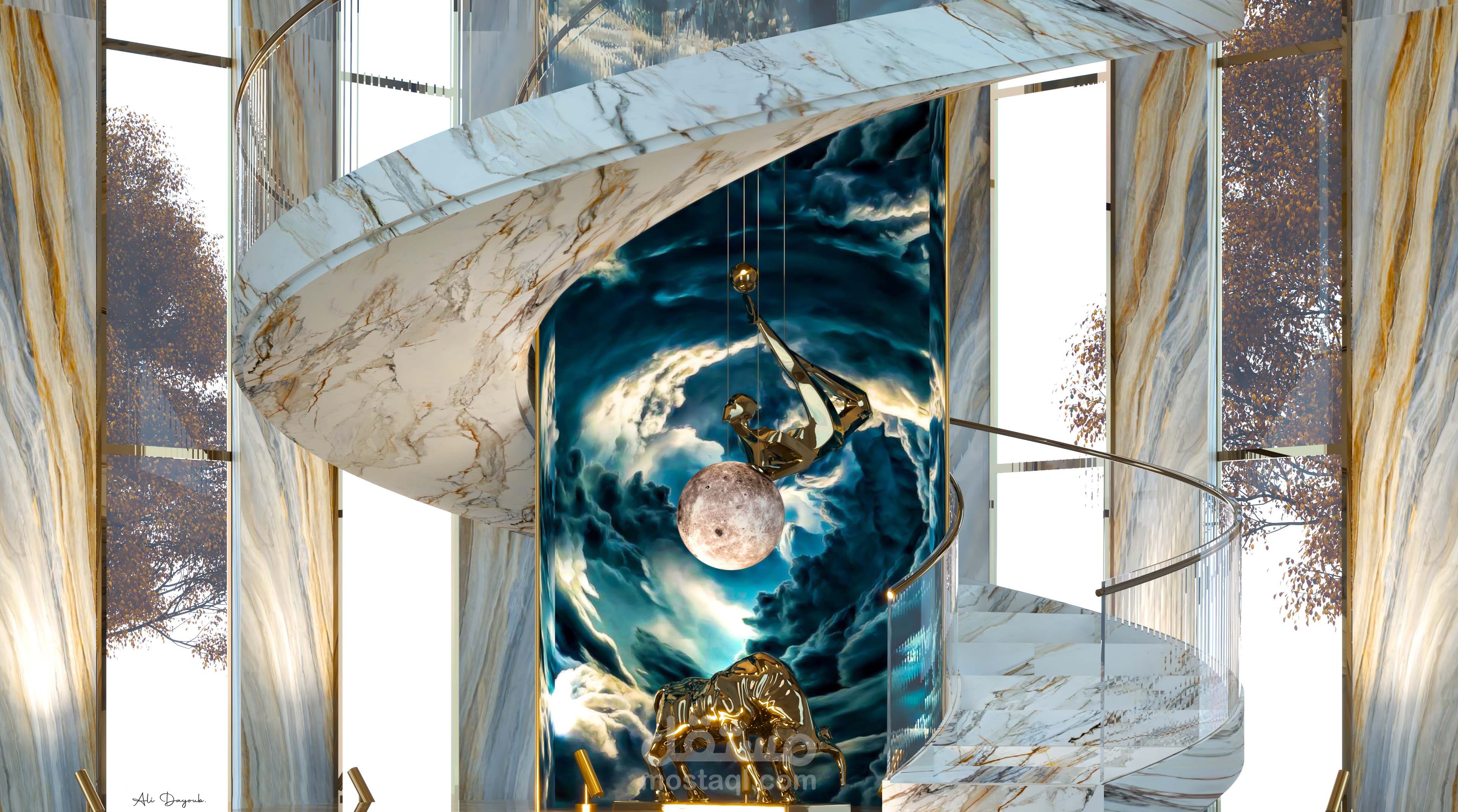 درج مفاهيمي فاخر بتكوين نحتي وتجربة بصرية سينمائية