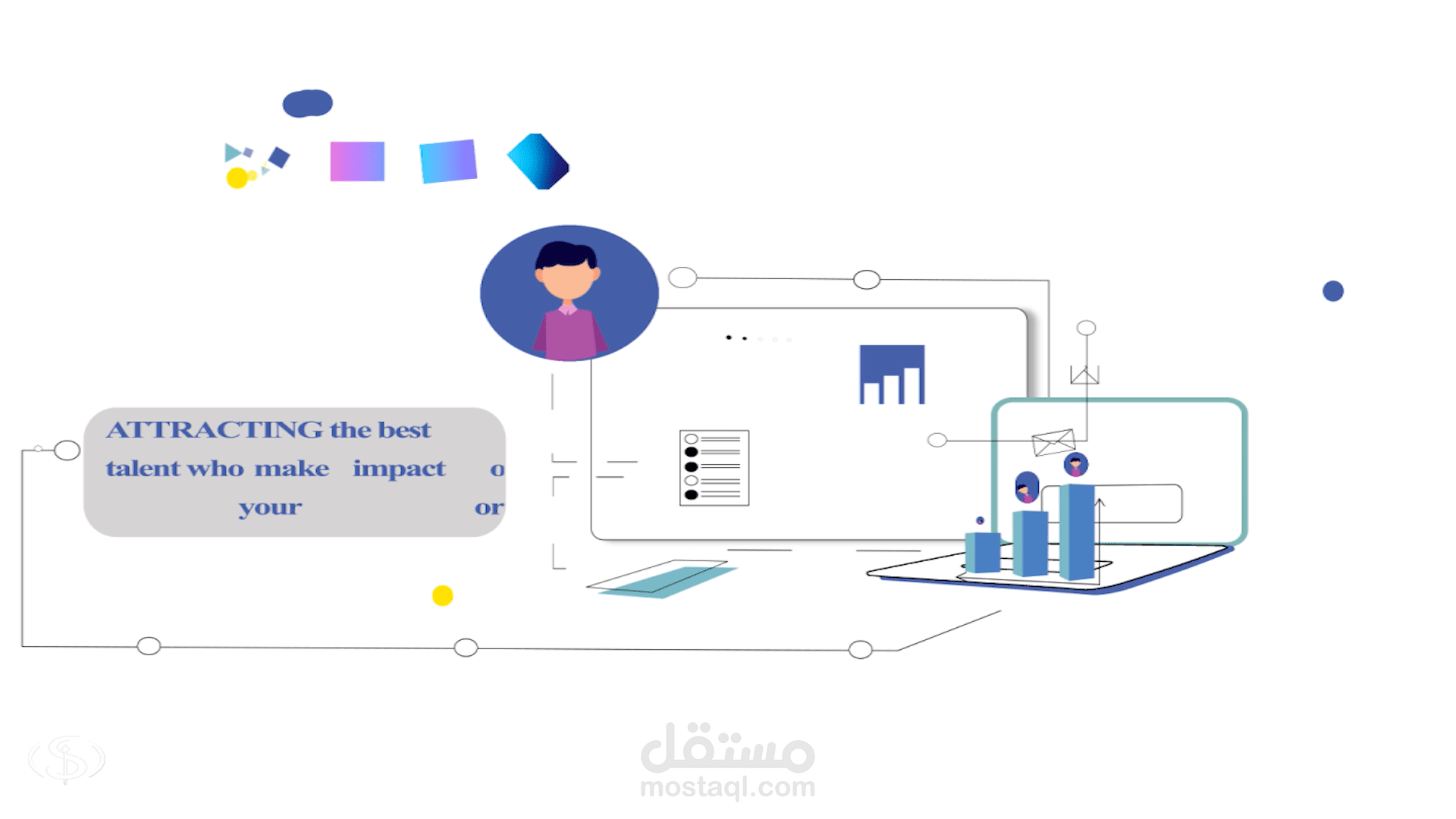 فيديو موشن جرافيك احترافي لشركة IMPACT