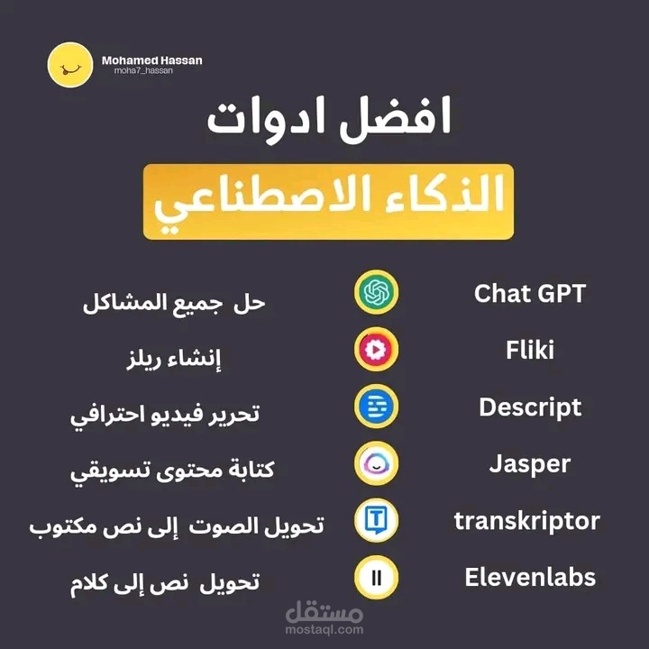 مهارة استعمال أدوات الذكاء الاصطناعي