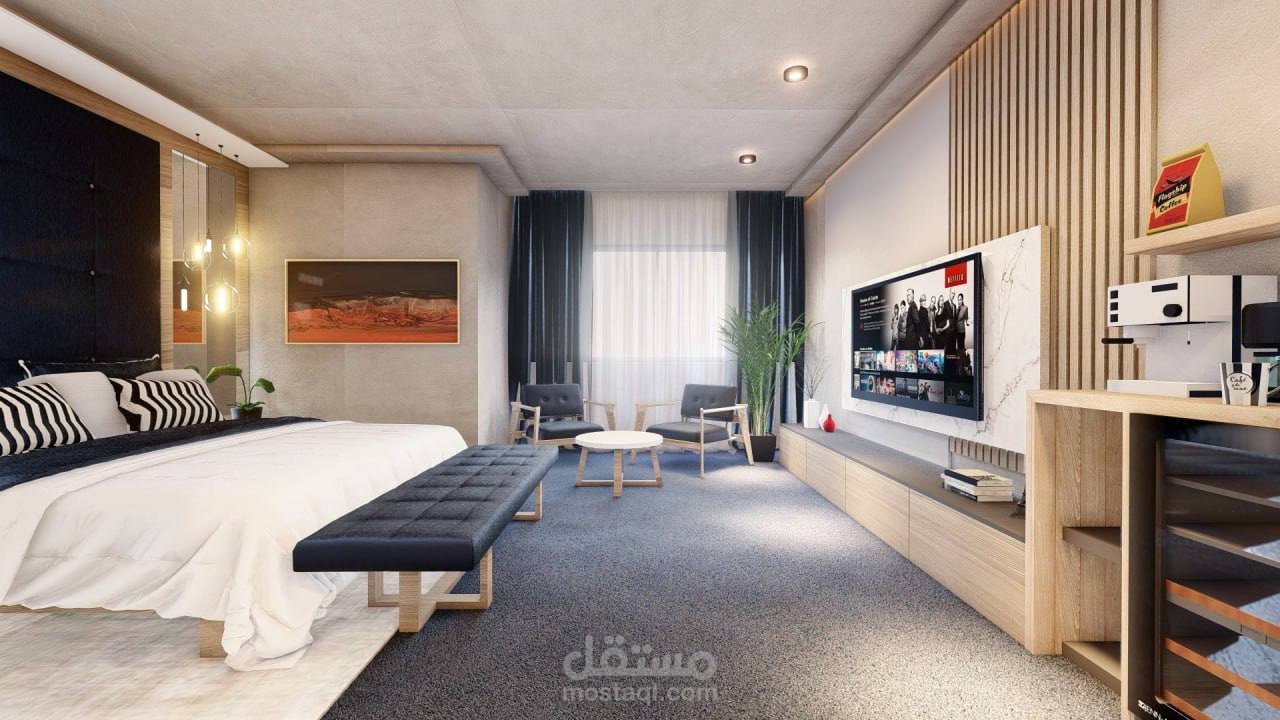 غرفة فندقية