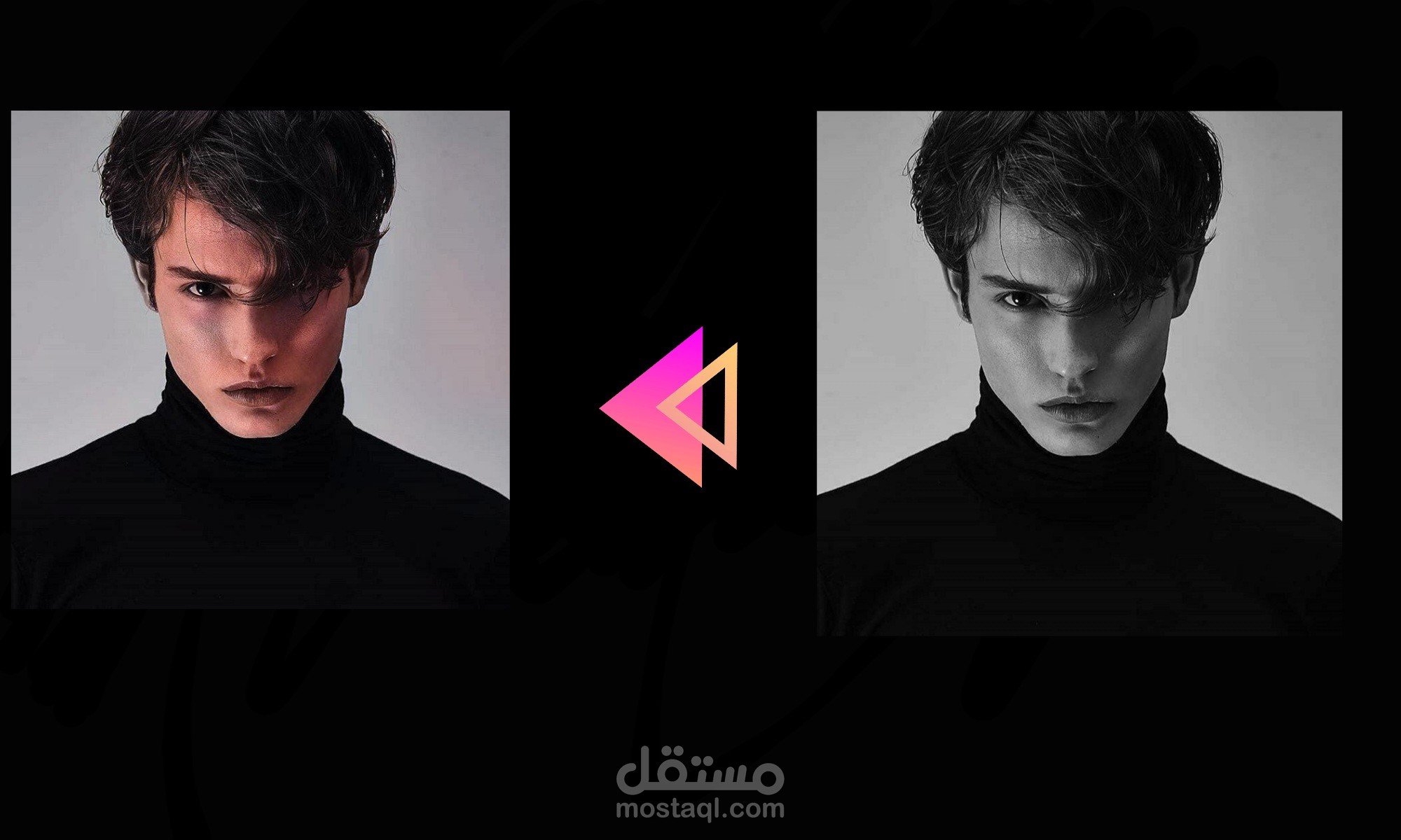 حولت هذه الصوره من ابيض واسود الي الوان