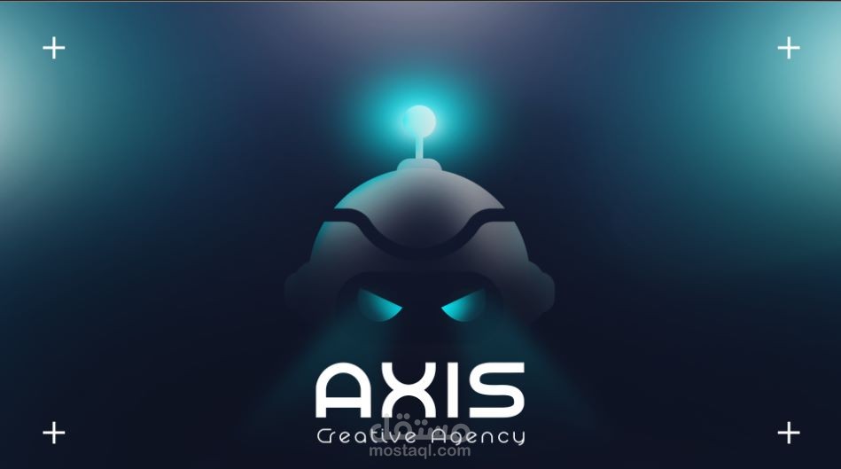 Re-Branding For our agency after mixed our human experience and AI. اعادة بناء هوية الشركه