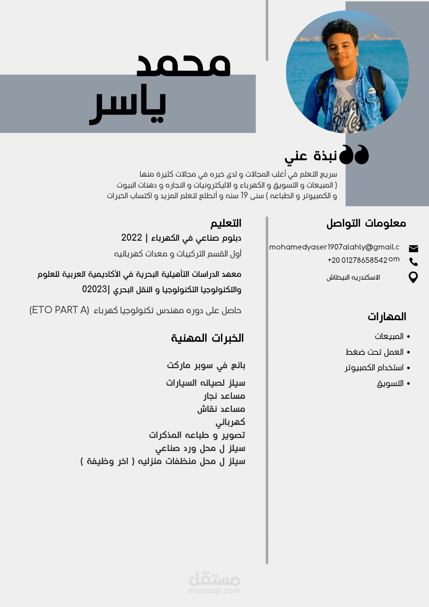 عمل سيره ذاتيه مميزه باللغات و اشكال مختلفه CV