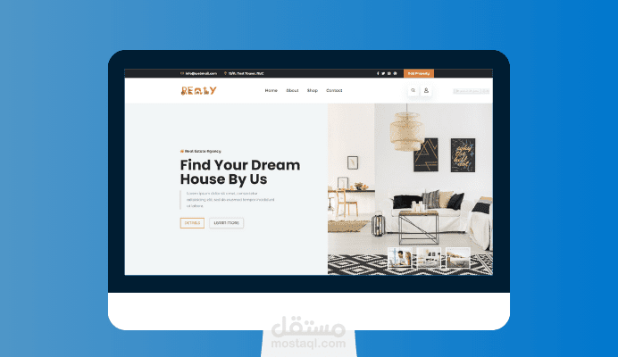 Renty - موقع عقارات