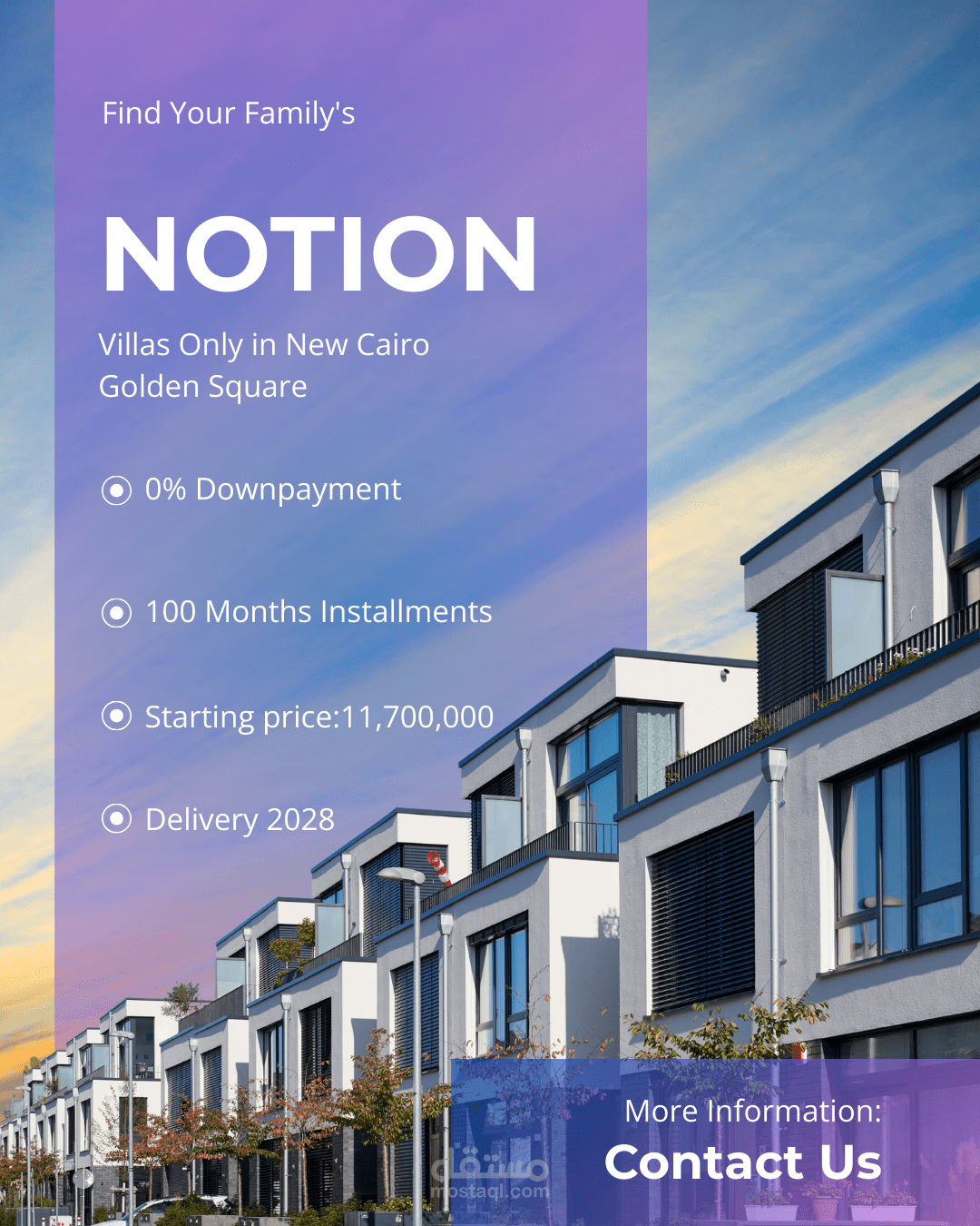 إنتاج محتوى عقاري متكامل وإدارة حملات ممولة لشركات العقارات (تصميم - مونتاج - كتابة محتوى - اعلانات ممولة)