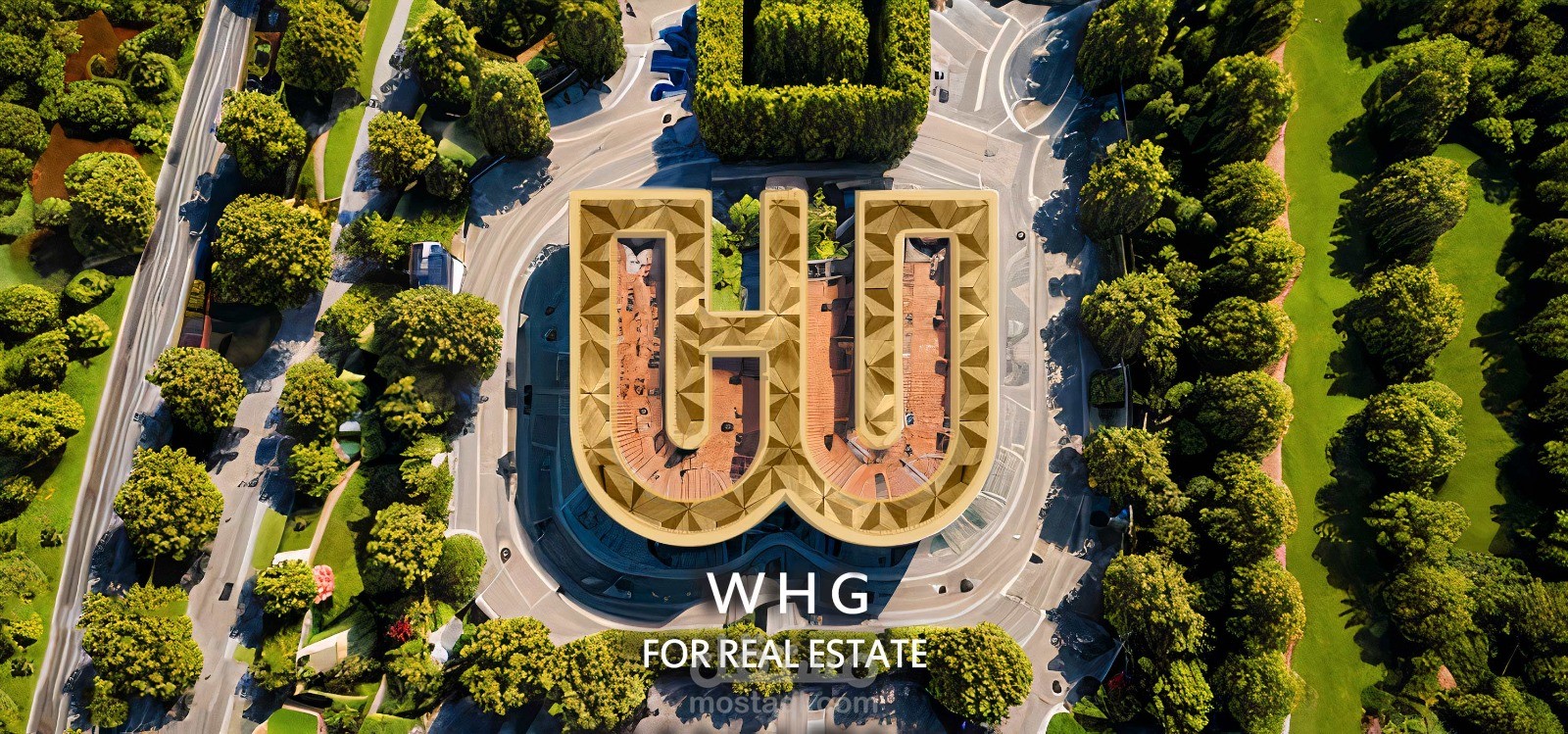 لوجو وهوية بصرية لشركة عقارات logo whg for properties