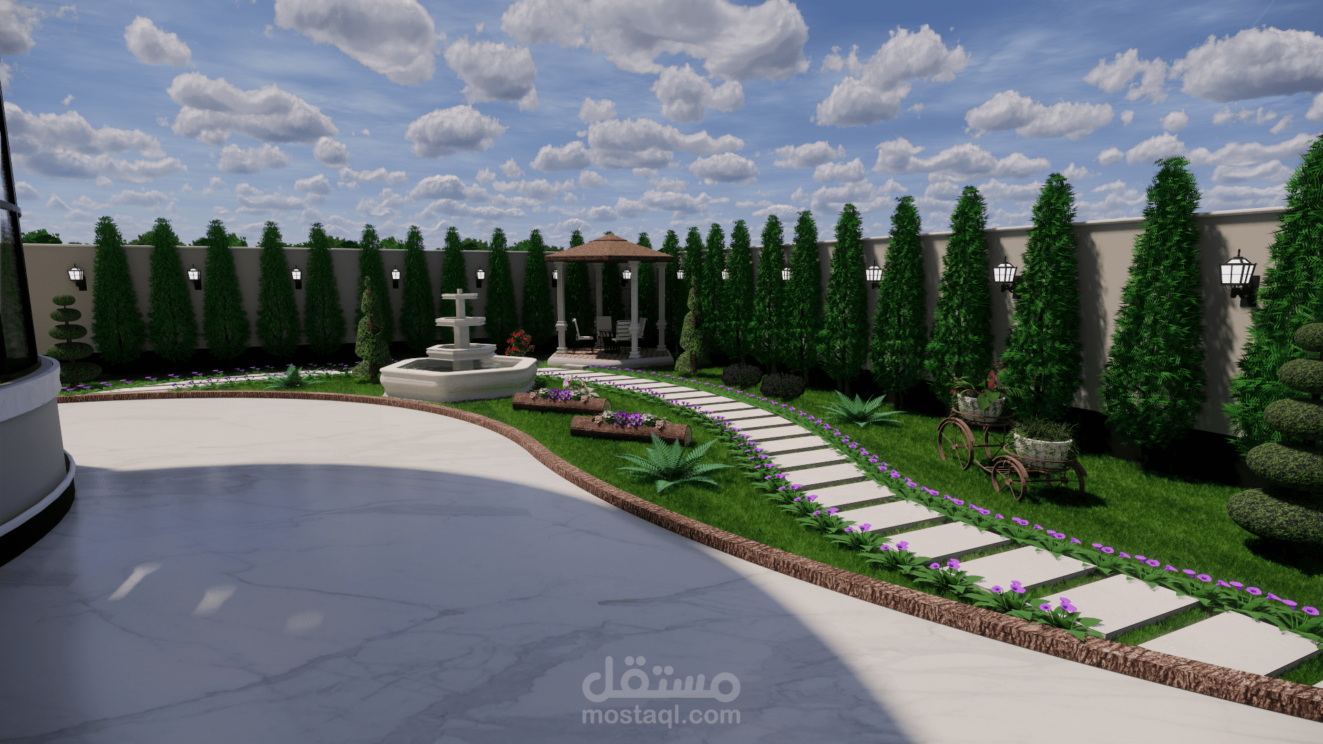 تصميم معماري لفلا سكنيه