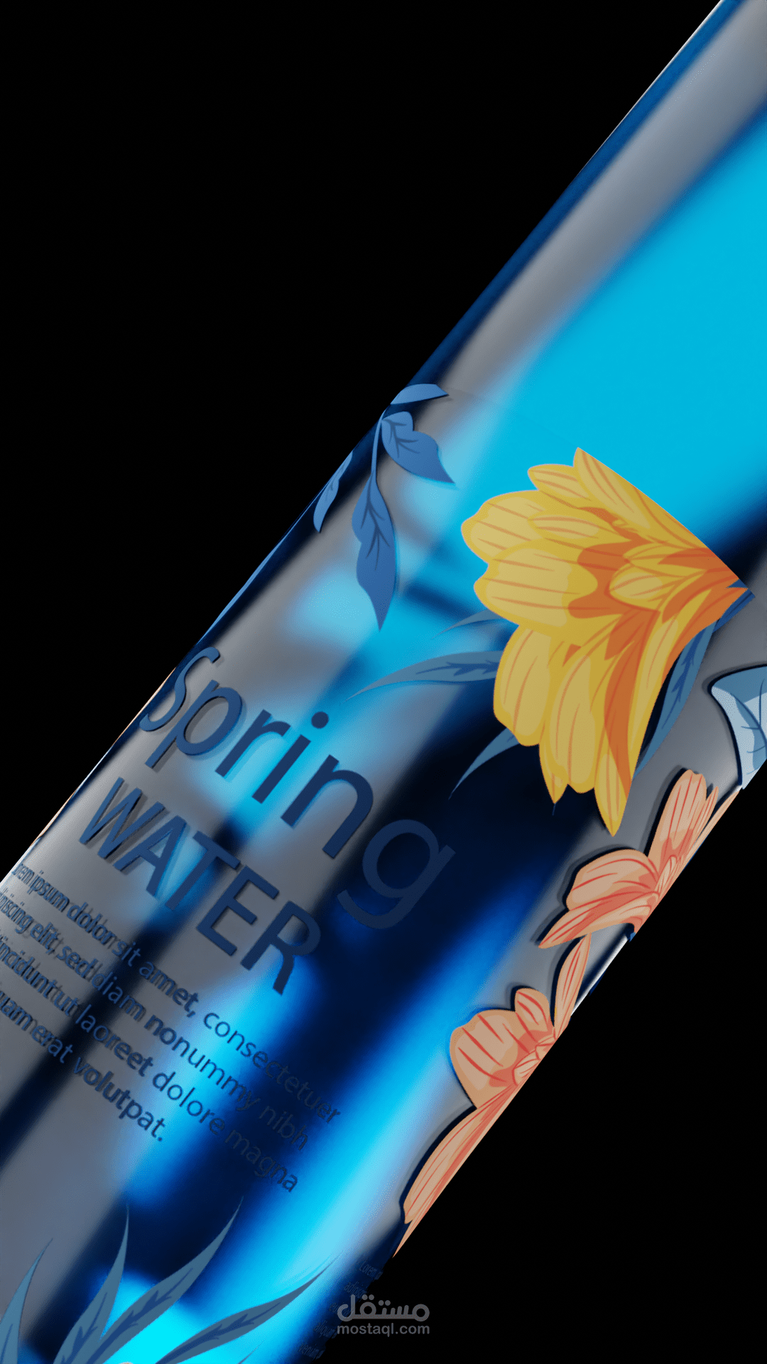 اعلان لمياه Spring water