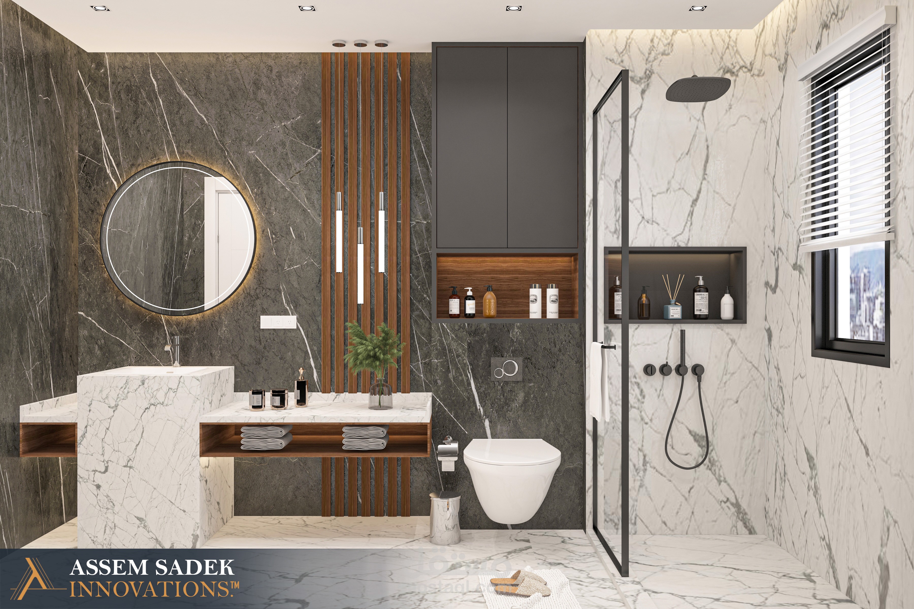 Indoor Main Bathroom
