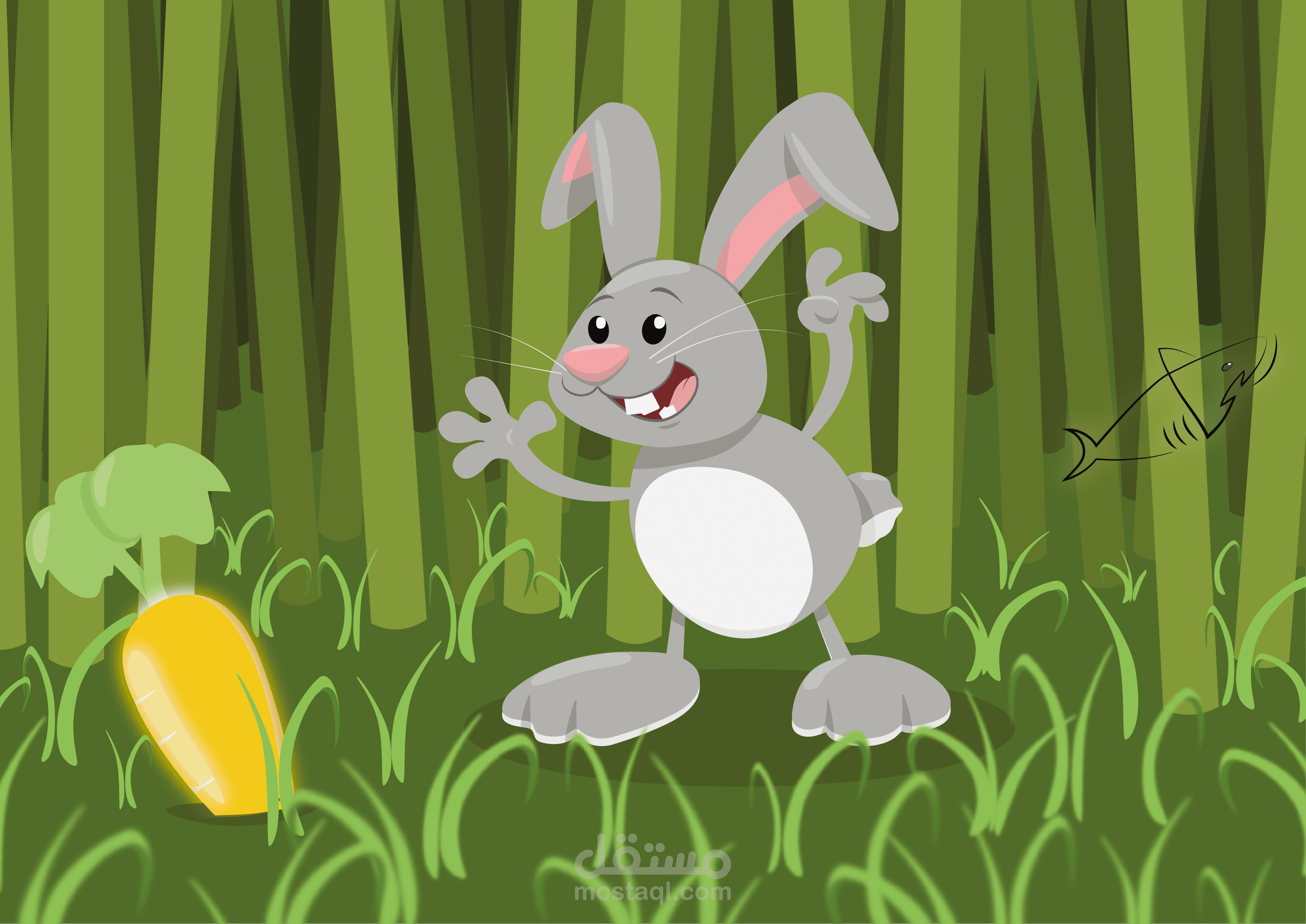 رسم حيوانات أليفة - pets illustration