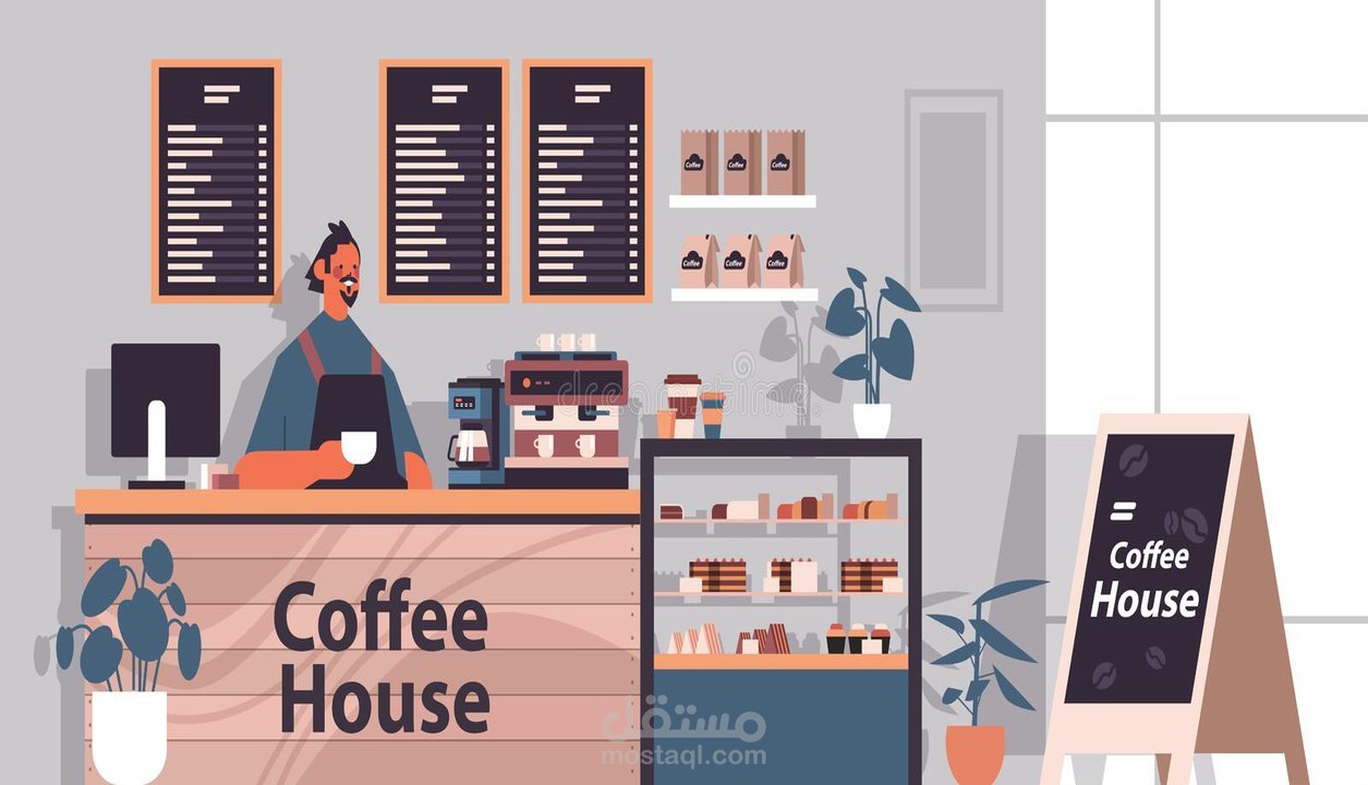تصميم انترو لمحل ورود