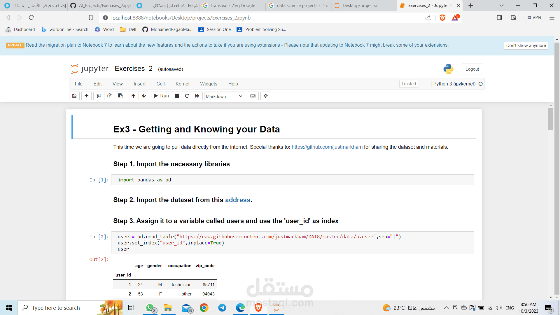 Data Analysing
