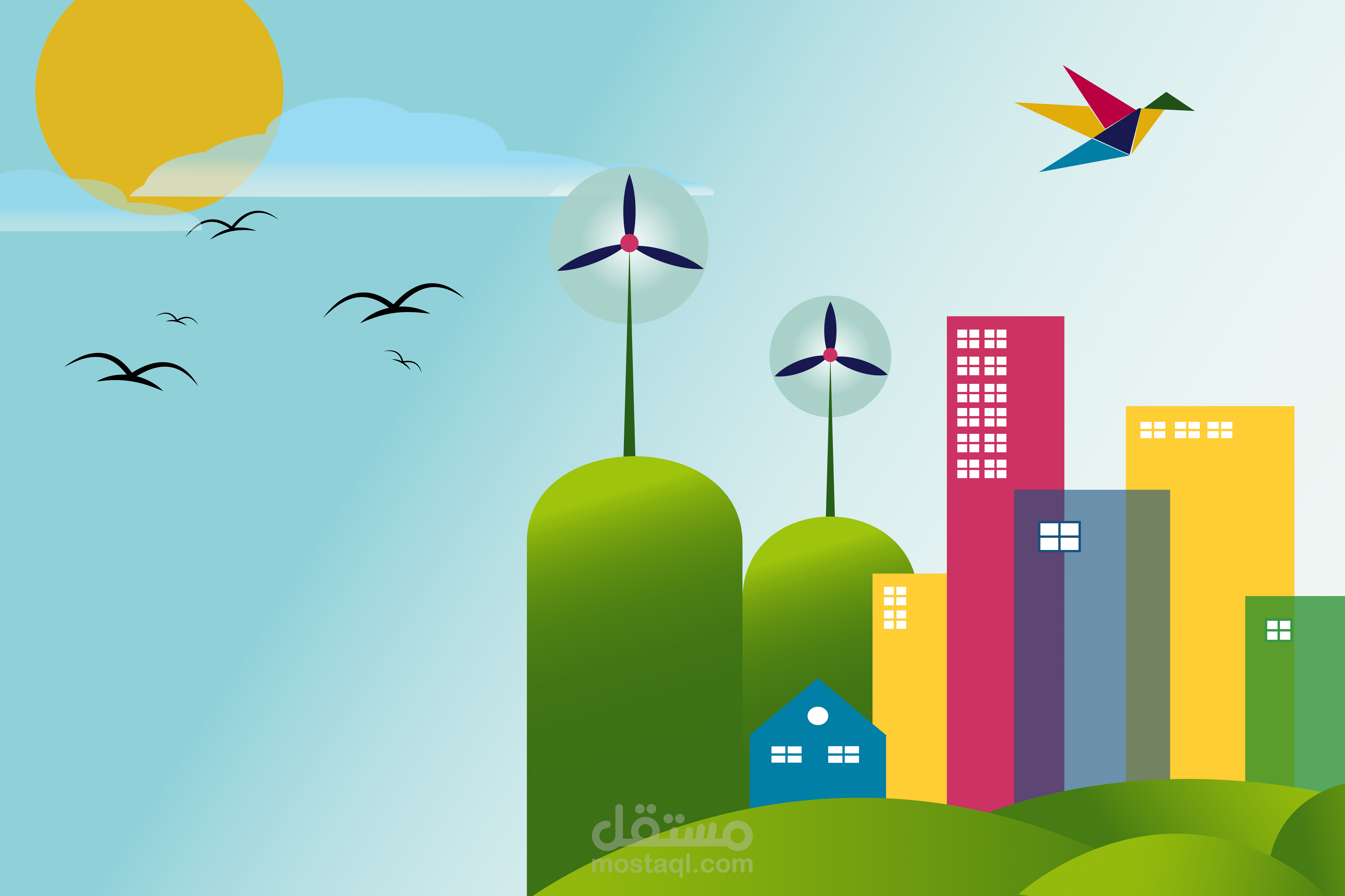 رسم طبيعة للتحريك