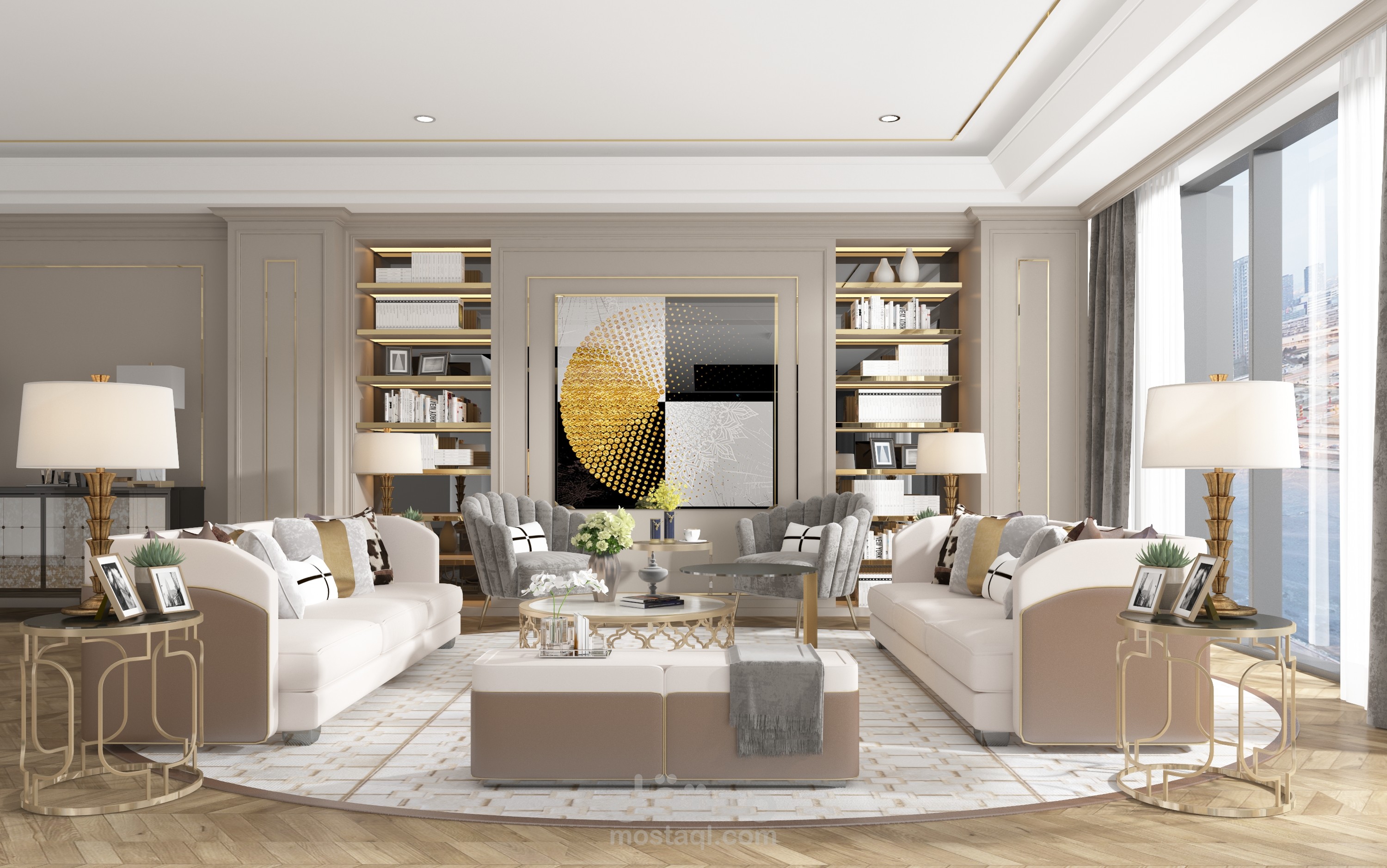 الغرفة معيشة