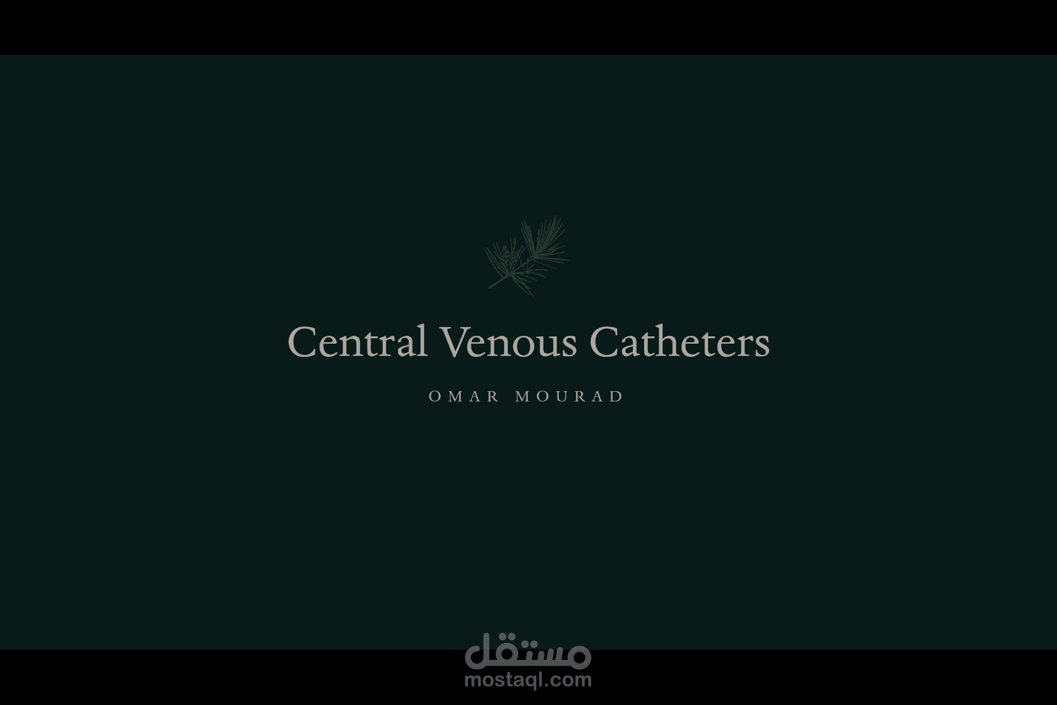 Central Venous Catheters powerpoint presentation