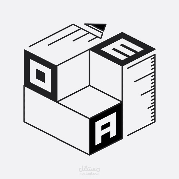 شعار ثلاثي الابعاد