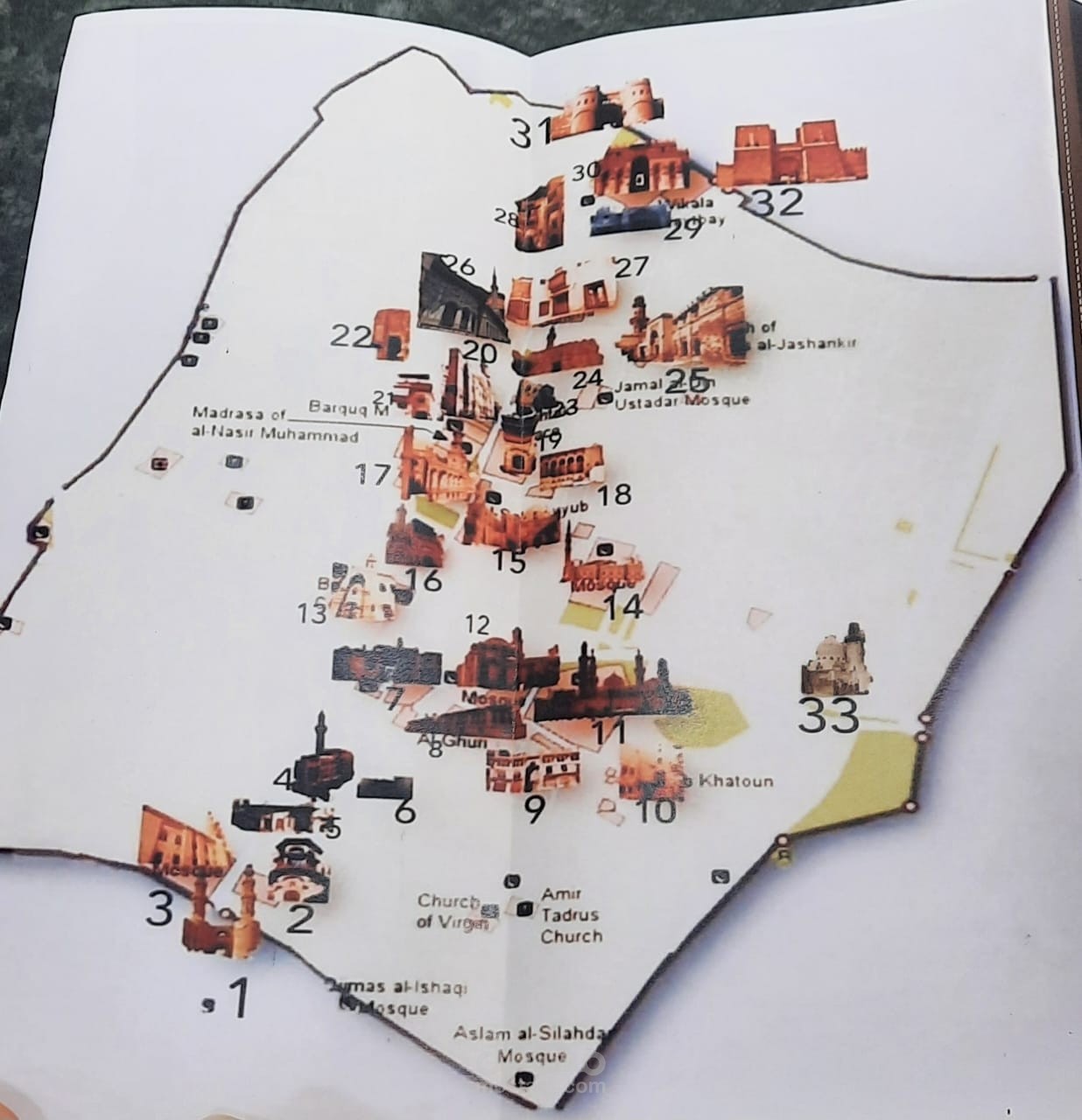 خريطة عن القاهرة الفاطمية