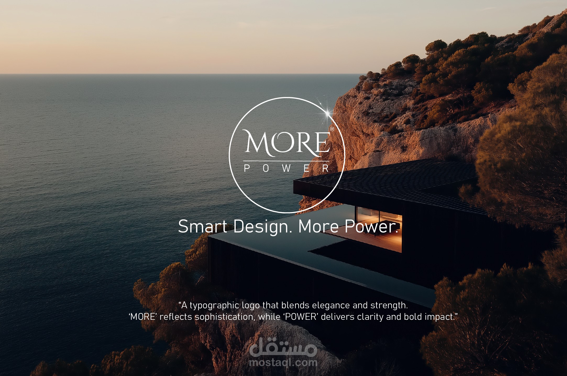 تصميم شعارmore power للشركة متخصصة في بيع الأجهزة الكهرو منزلية