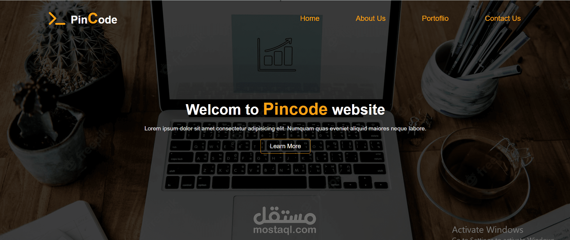 web site by Html , Css and Js