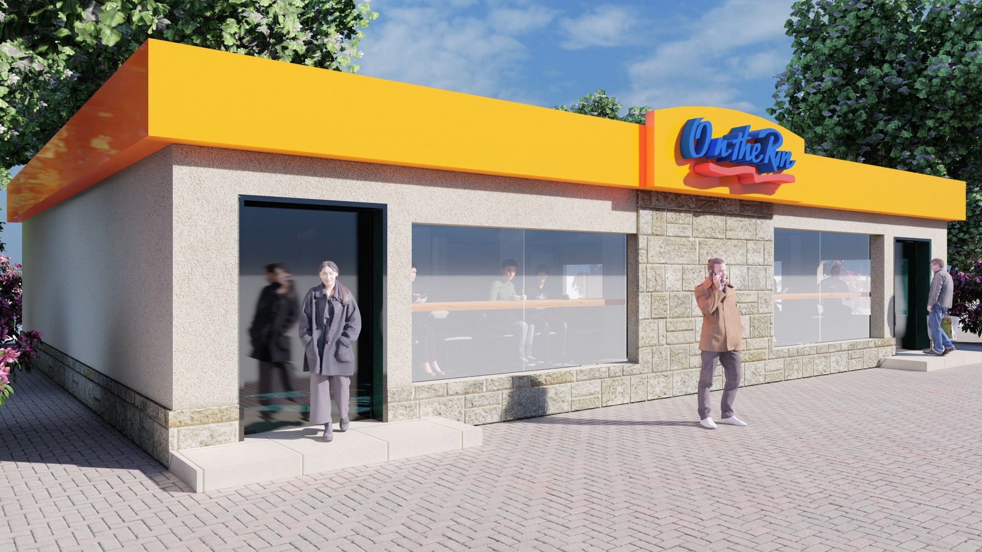 On the run Brunch (Façade Redesign)