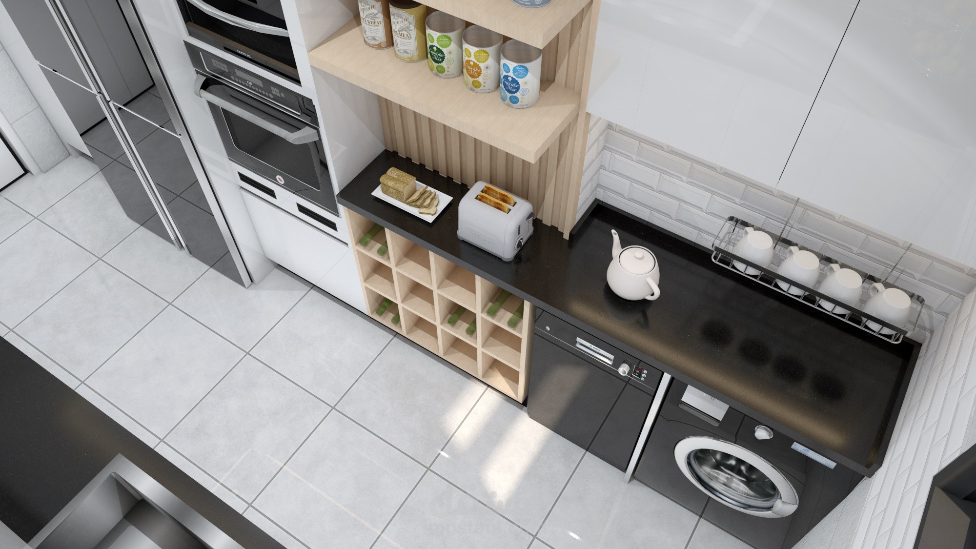 تصميم مطبخ منزلى