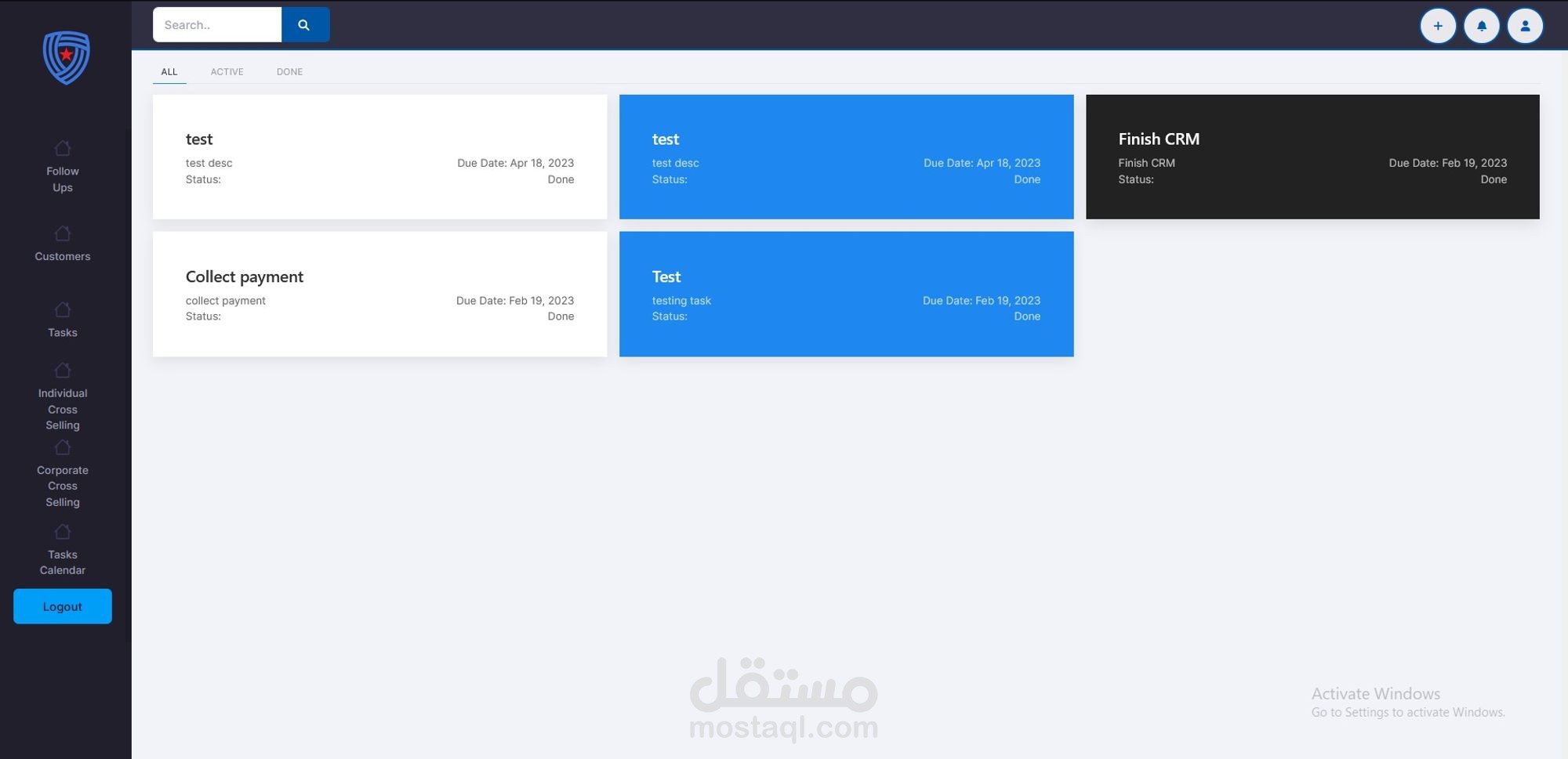 نظام CRM كامل