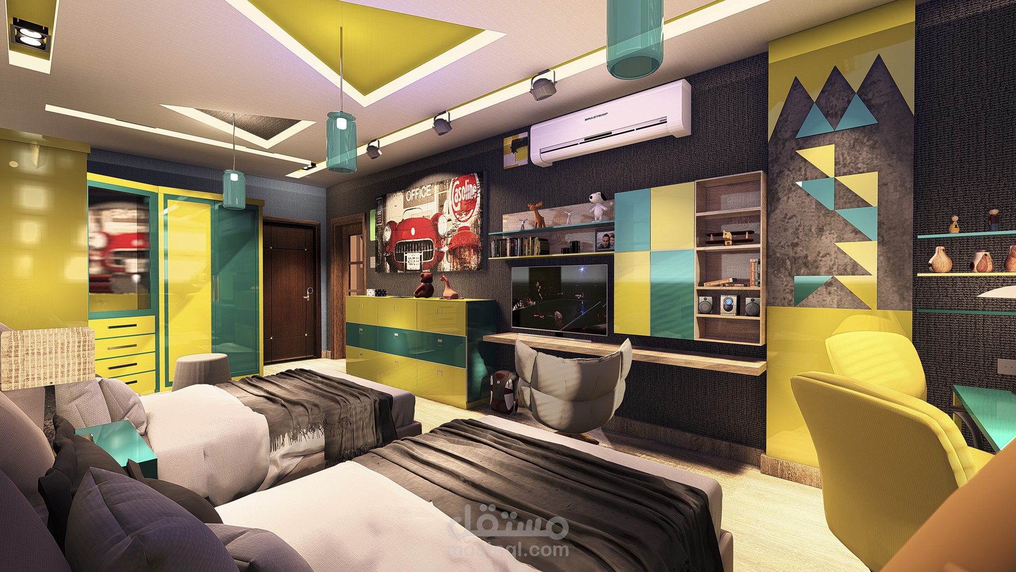 Youth rooms design