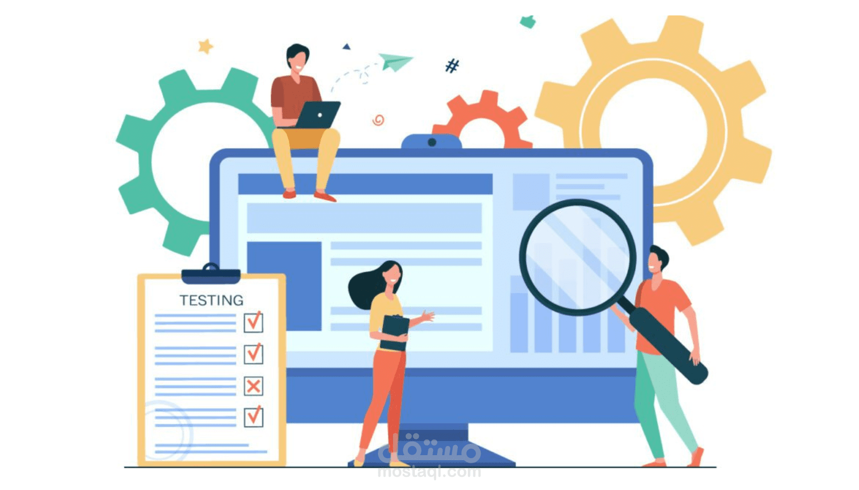 اختبار احترافي للمواقع والتطبيقات (QA Tester) مع تقرير أخطاء مفصل وتحليل UX
