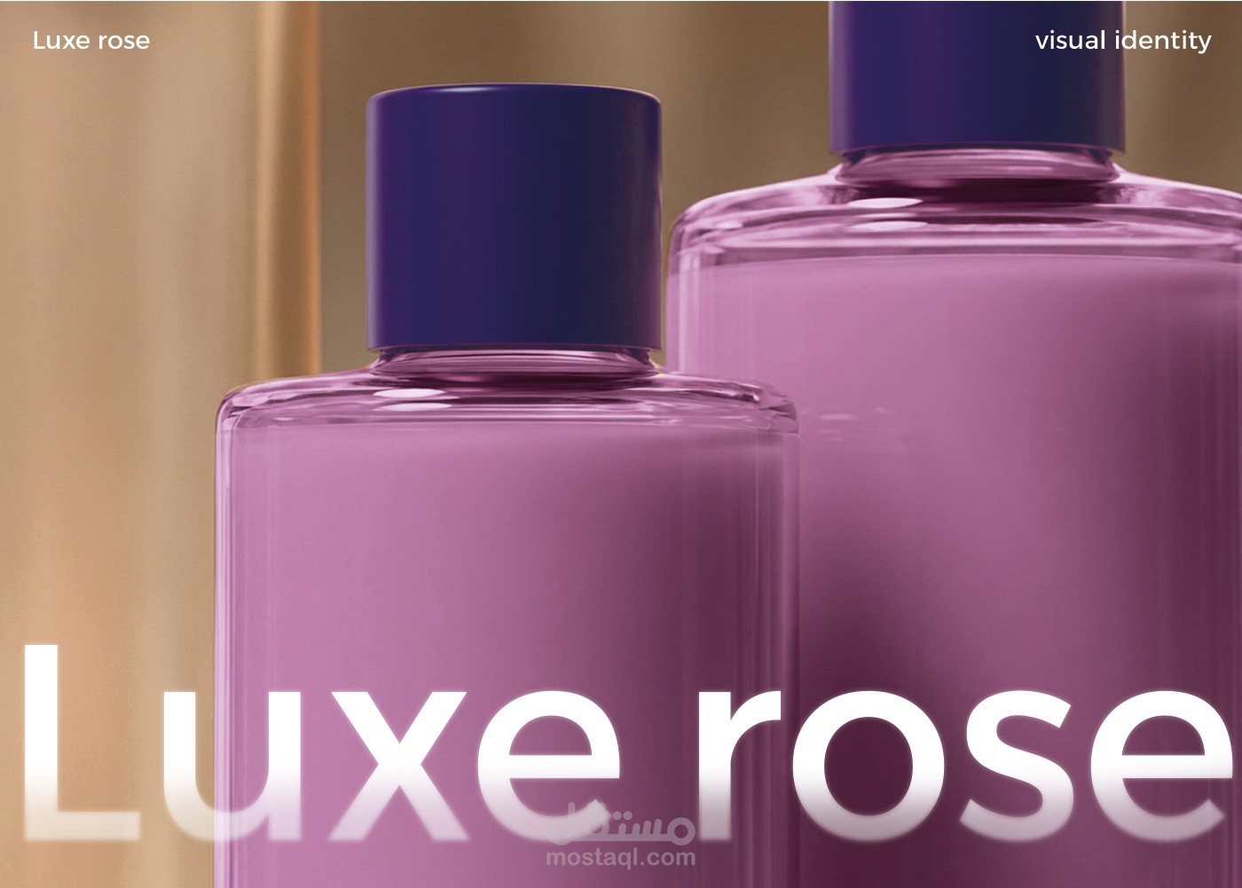 هوية بصرية Luxe rose