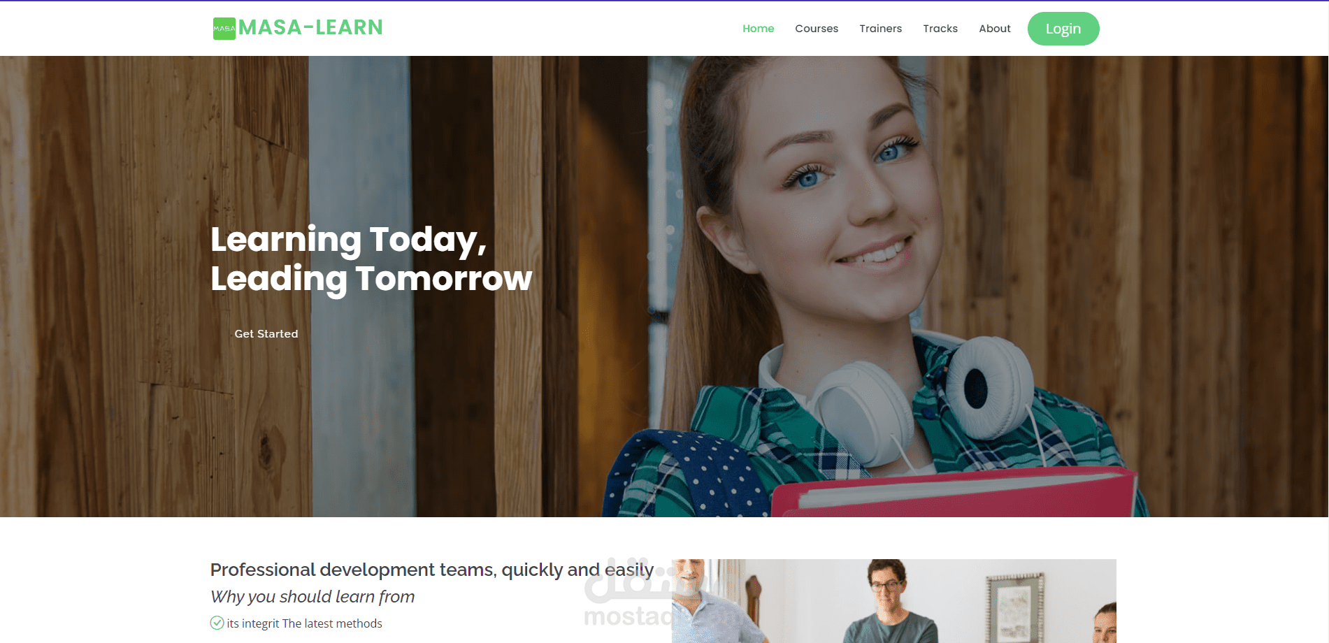 Online courses website (prototype only)