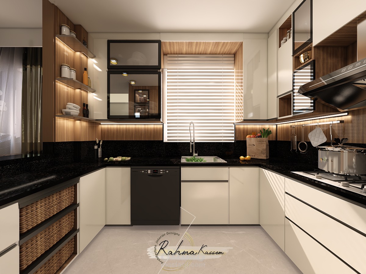 تصميم مطبخ بالعبور