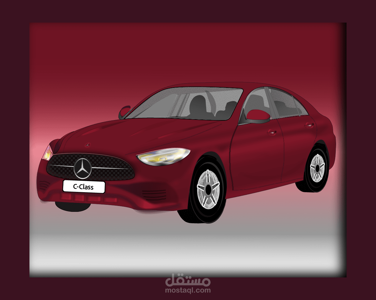 Mercides Car Illustrator