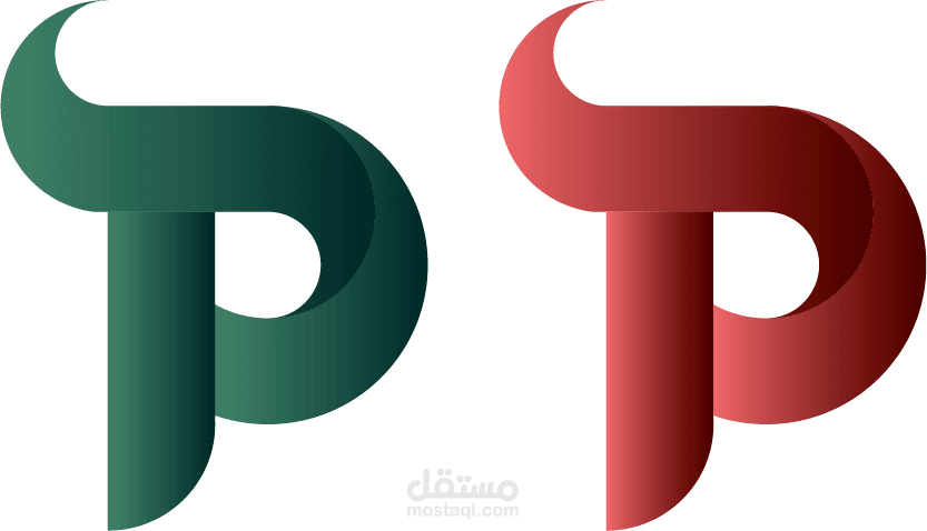 لوجو يمثل حرف P