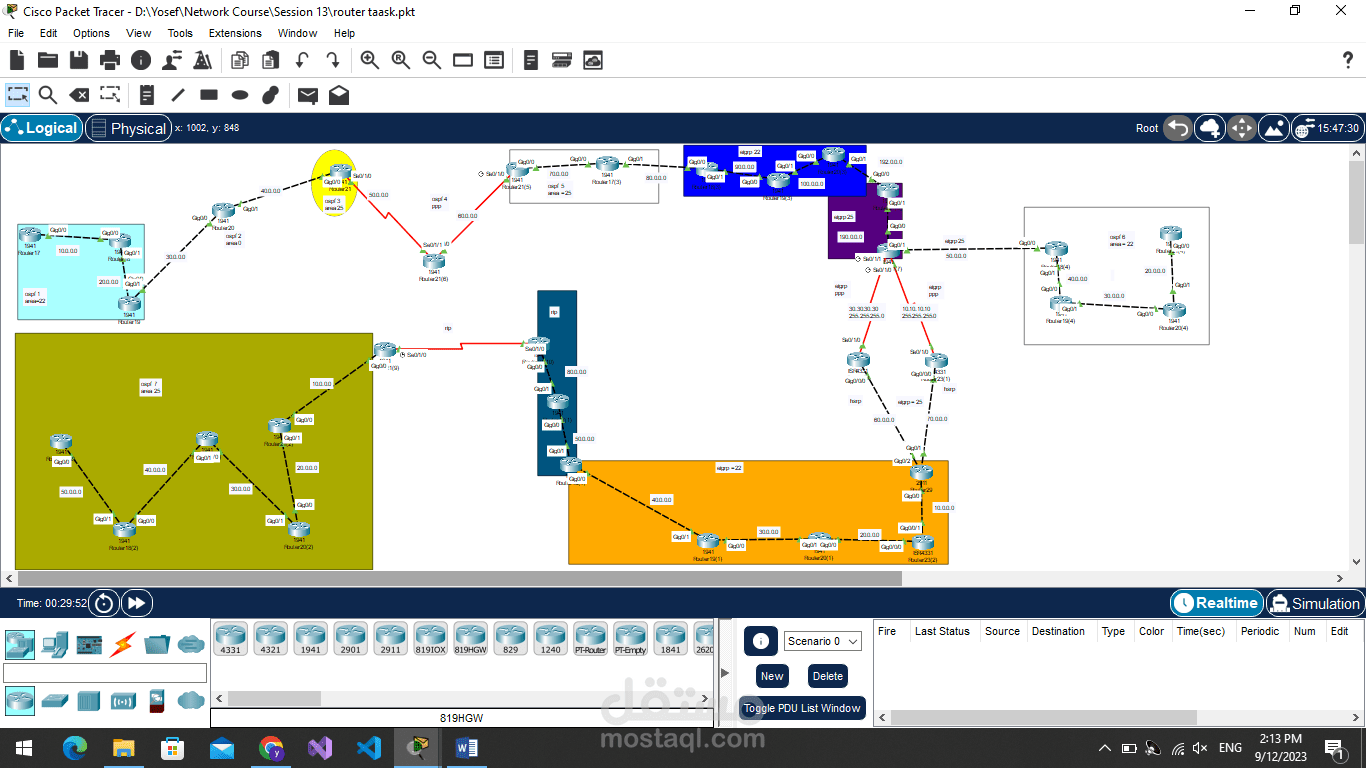 Configure Routing Protocols