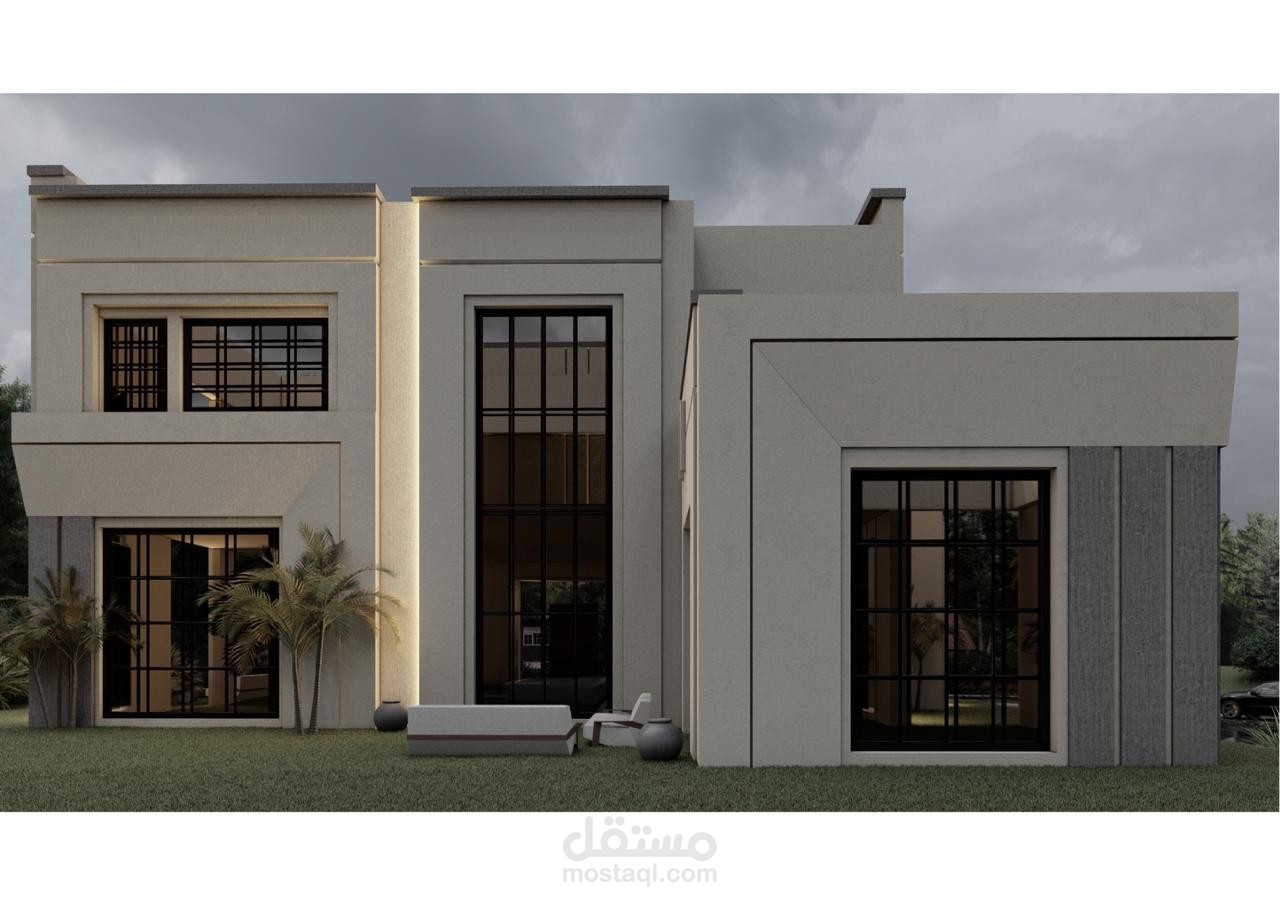 تصميم واجهة مودرن