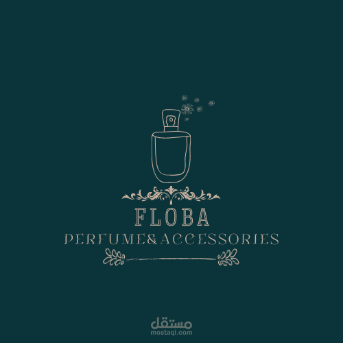 تصميم لوجو محل عطور واكسسوارت